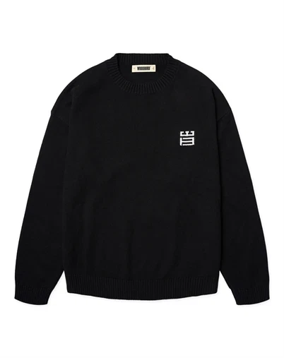 Woodbird - WBKurt Stamp Crew Strik - Black 